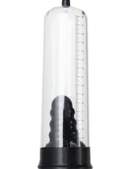 3 halkalı Penis Pompası PVC Şeffaf 20,5 cm