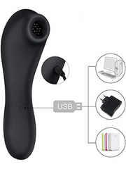 Klitoral Emiş Vibratörü Siyah