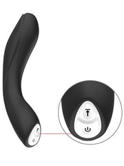 Xuanai Elbow Bükülebilir Eğik Şarjlı Vibratör - Siyah