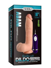 Realistik Vantuzlu Titreşimli Dildo 21 cm