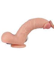 Realistik Vantuzlu Titreşimli Dildo 21 cm