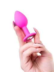 Brilliant Anal Plug Pembe 8 cm