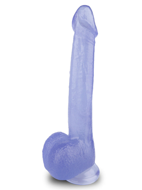 Mor Renk Dildo Penis 23cm