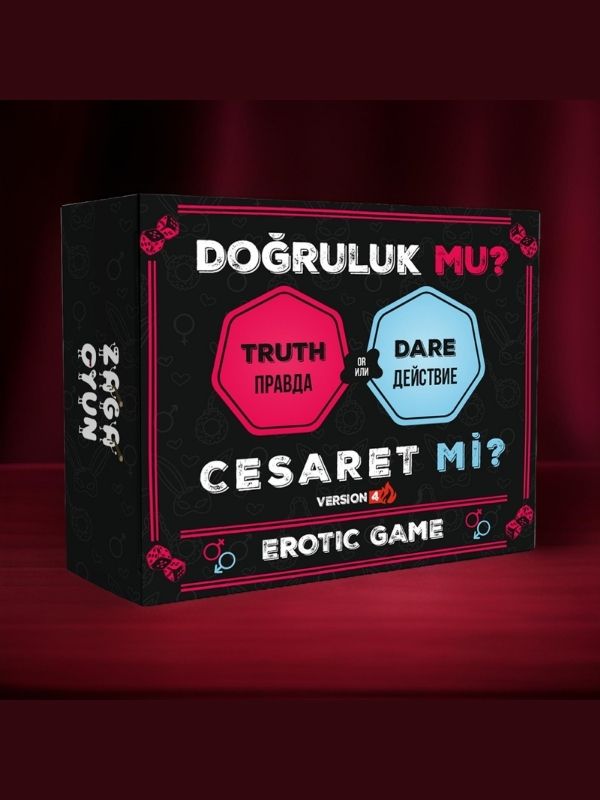 Doğruluk Mu Cesaret Mi Erotik Kutu Oyunu Yenilenmiş 4.versiyon