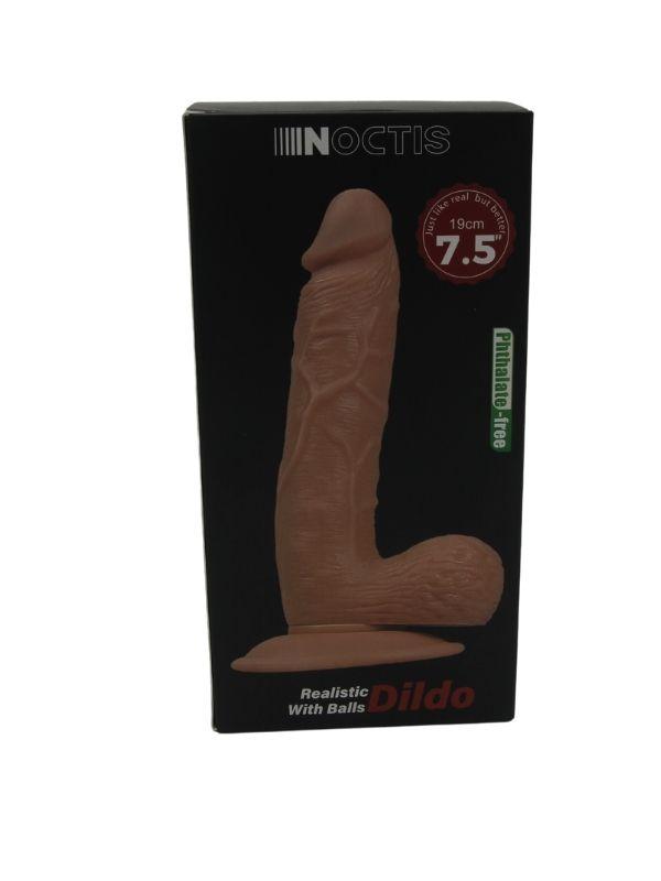 Gerçekçi Realistik Testisli Dildo 18 cm