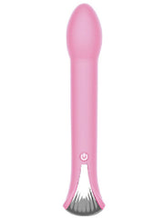 Blossom Şarjlı Vibratör Penis Başlıklı 17cm